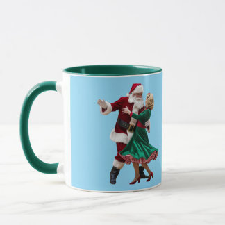 Cute Santa Dancing Tasse