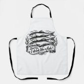Cute Sardine Fish Quote T-Shirt Schürze (Vorderseite)