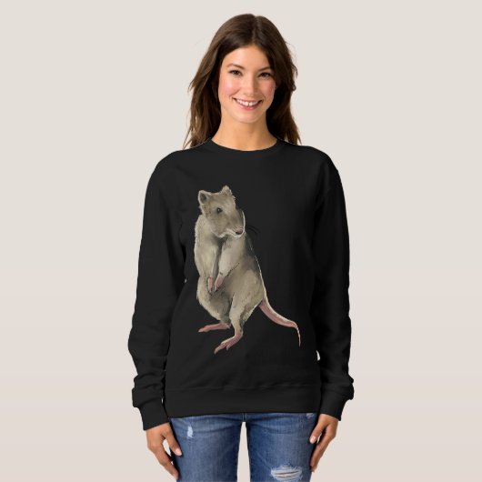 Cute scared little rat sweatshirt (Vorne ganz)