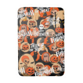  Cute & Scary Halloween Spooky vibes  Badematte (Vorderseite Vertikal)