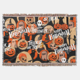 Cute & Scary Halloween Spooky vibes Decke
