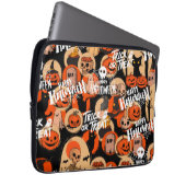 Cute & Scary Halloween Spooky vibes Laptopschutzhülle (Vorne Rechts)