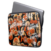 Cute & Scary Halloween Spooky vibes Laptopschutzhülle (Vorderseite Links)