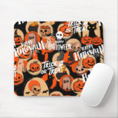 Cute & Scary Halloween Spooky vibes Mousepad (Mit Mouse)