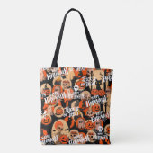 Cute & Scary Halloween Spooky vibes Tasche (Rückseite)