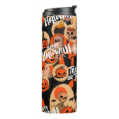 Cute & Scary Halloween Spooky vibes Thermosbecher (Nach links gedreht)