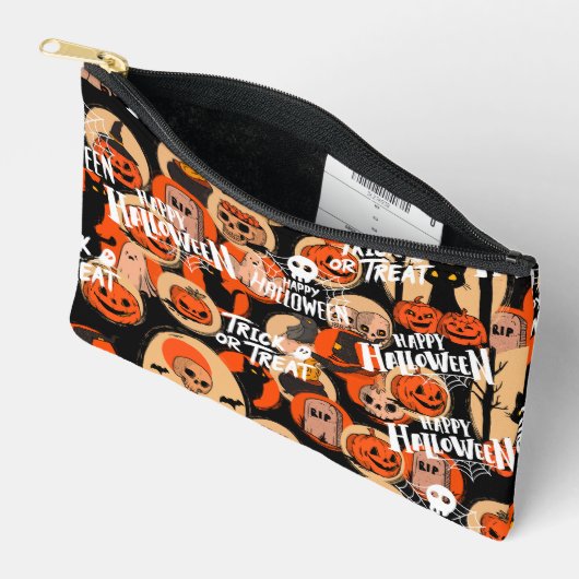 Cute & Scary Halloween Spooky vibes Zubehörtasche (Offen)