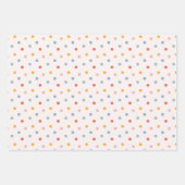 Cute Scattered Mini Polka Dots Muted Terrazzo Spec Geschenkpapier Set (Vorderseite 2)