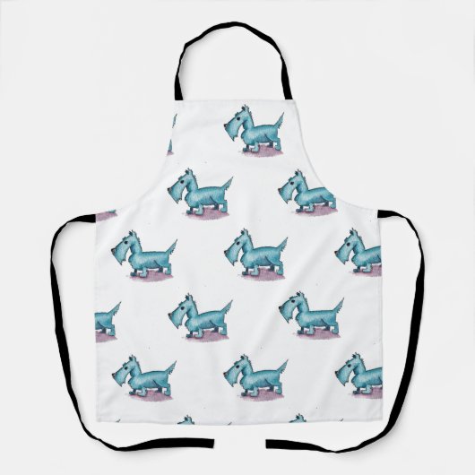 Cute Schnauzer Apron Schürze (Vorderseite)