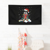 Cute Schnauzer Christmas Banner (Insitu)