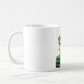 Cute Scholar Chick Reading Books Kaffeetasse (Links)