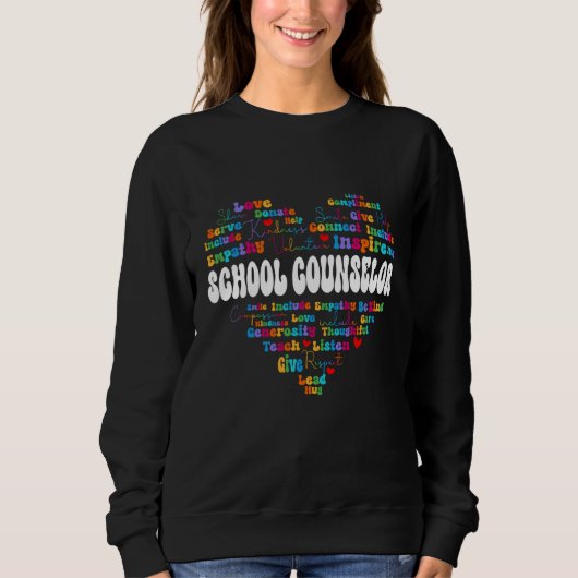 Cute School Counselor Appreciation Week back to sc Sweatshirt (Vorderseite)