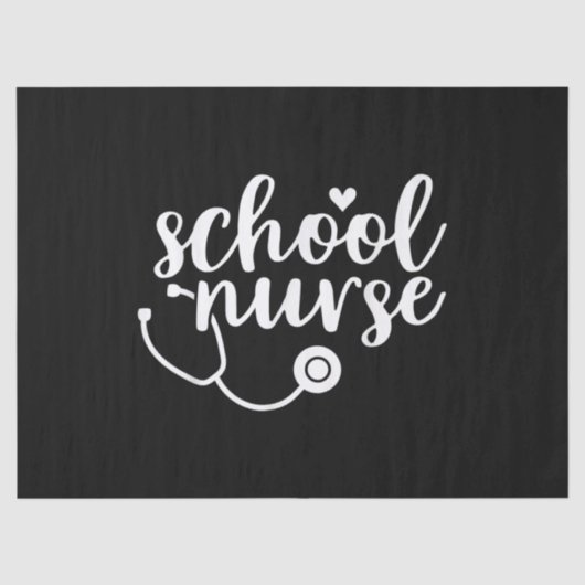 Cute School Nurse Appreciation Seidenpapier (Vorderseite)