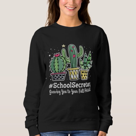 Cute School Secretary Appreciation Week Back to Sc Sweatshirt (Vorderseite)