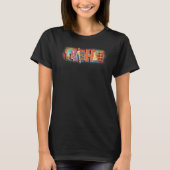 Cute School Teacher's Apparel Reading Education En T-Shirt (Vorderseite)