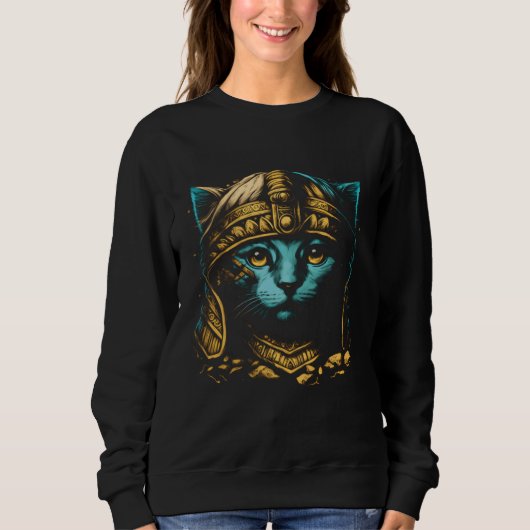 Cute Scottish Fold Cat Pharaoh Scottish Fold Cat Sweatshirt (Vorderseite)