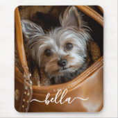 Cute Script Pet Photo Mousepad (Vorne)