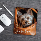 Cute Script Pet Photo Mousepad