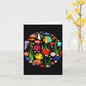 Cute Sea Animal Oceans Clownfish Aquarium Toddler  Karte (Gelbe Blume)