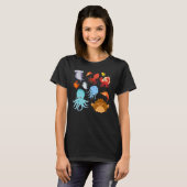 Cute Sea Animals Ocean Creatures Clownfish T-Shirt (Vorne ganz)