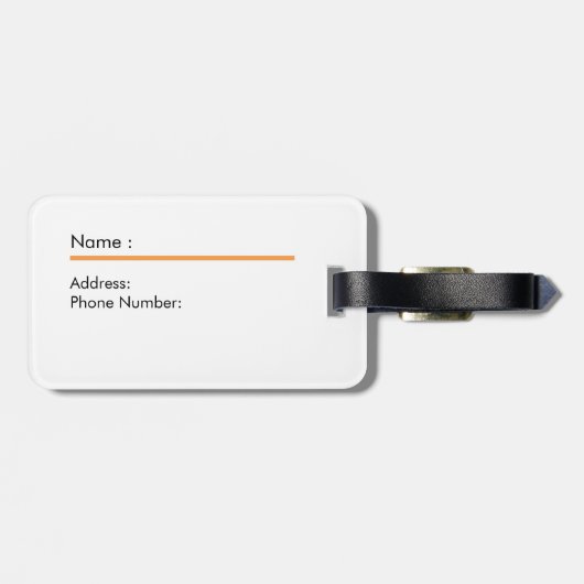 Cute sea otter gepäckanhänger (Rückseite horizontal)