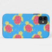 Cute Sea Turtle Pattern Case-Mate iPhone Hülle (Rückseite (Horizontal))
