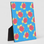Cute Sea Turtle Pattern Fotoplatte (Seite)