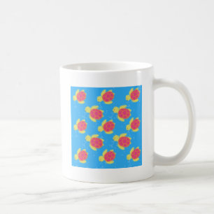 Cute Sea Turtle Pattern Kaffeetasse
