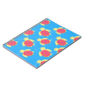 Cute Sea Turtle Pattern Notizblock (Linke Seite)