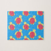Cute Sea Turtle Pattern Puzzle (Horizontal)