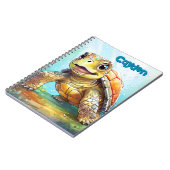 Cute Sea Turtle Personalized Notizblock (Linke Seite)