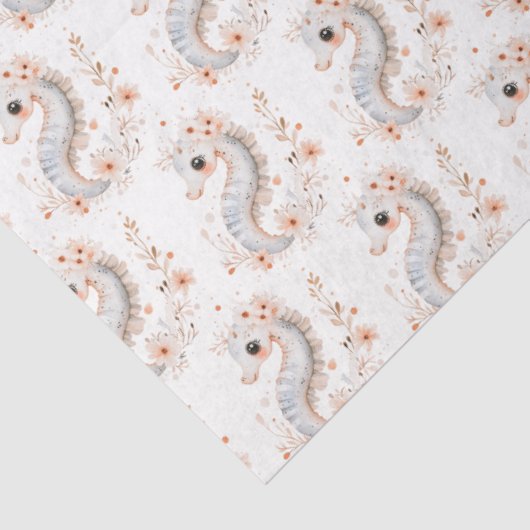 Cute Seahorse Seidenpapier (Detail)