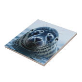 Cute Seal Close up Fliese (Seite)