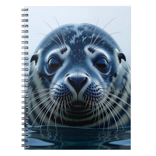 Cute Seal Close up Notizblock (Vorderseite)