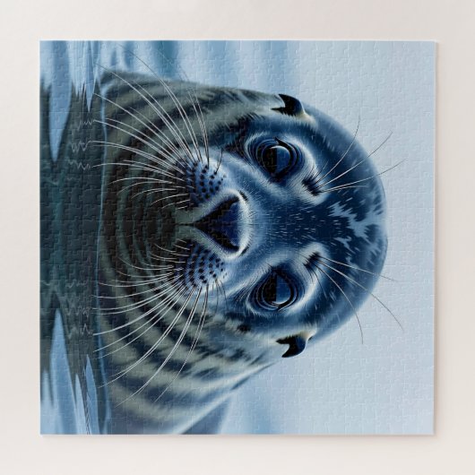 Cute Seal Close up Puzzle (Horizontal)