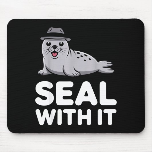 Cute Seal Costume For Men Women Kids Ocean Animal Mousepad (Vorne)
