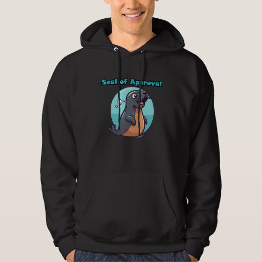 Cute Seal of Approval Hoodie (Vorderseite)