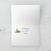 Cute Seals Grandmother Birthday Watercolor Animals Karte (Innenseite)