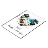 Cute Seashell Heart Beach Love Valentine's Day Notizblock (Linke Seite)