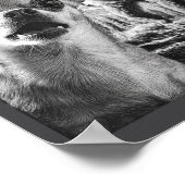 Cute Selfie Cryptid Chihuahua Humor Sasquatch Bigf Poster (Ecke)