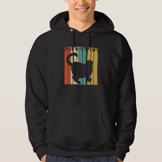 Cute Selkirk Rex Cat Hoodie (Vorderseite)