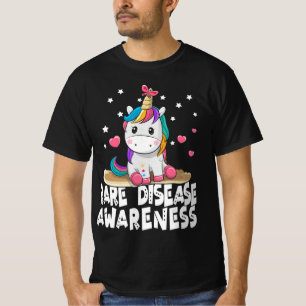 Cute Seltene Disease Awareness T Shirt Unicorn Lov
