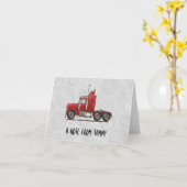 Cute Semi-Cab Karte (Gelbe Blume)