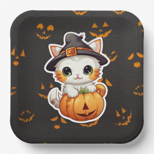 Cute-Serie 7-8 Pappteller (Vorderseite)