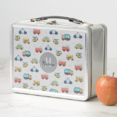 Cute Service Vehicle Personalized Metall Brotdose (Beispiel)