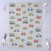 Cute Service Vehicles  Seidenpapier (Basteln)
