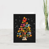 Cute Sewing Machine Christmas Tree Christmas Ornam Karte (Vorderseite)