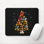 Cute Sewing Machine Christmas Tree Christmas Ornam Mousepad (Mit Mouse)