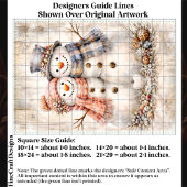 Cute Shabby Chic Snowman Couple FG2L Decoupage Seidenpapier