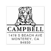 Cute Shar Pei Custom Dog Address Stamp  Permastempel (Design)